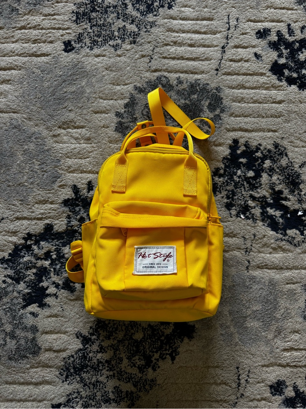Yellow Mini Backpack
